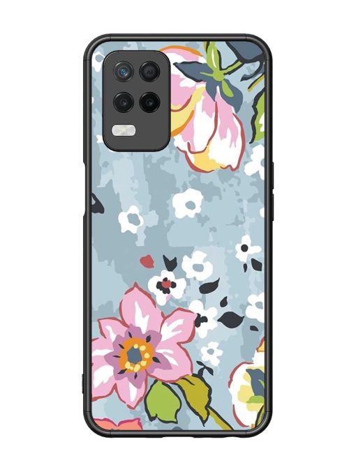 Floral Fantasy Glossy Soft Edge Case for Realme 8 (5G) Chachhi