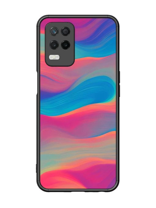 Wavy Wonder Glossy Soft Edge Case for Realme 8 (5G) Chachhi