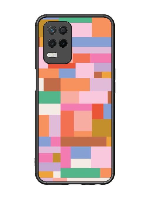 Colorful Chaos Glossy Soft Edge Case for Realme 8 (5G) Chachhi