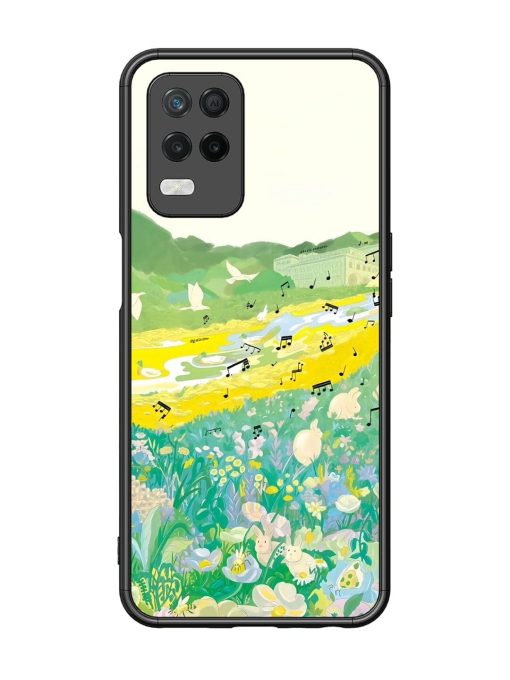 Melody In Bloom Glossy Soft Edge Case for Realme 8 (5G) Chachhi