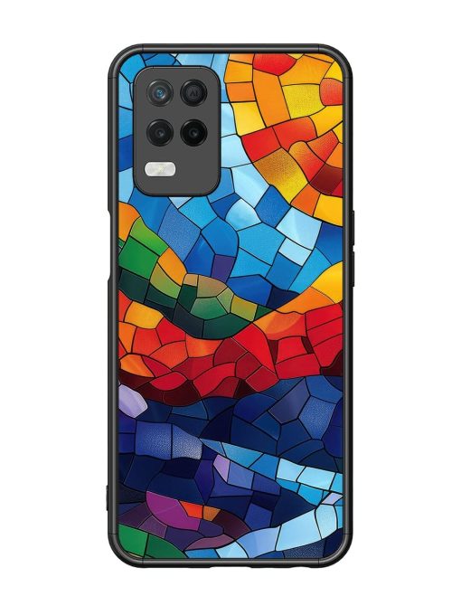 Mosaic Sunset Glossy Soft Edge Case for Realme 8 (5G) Chachhi