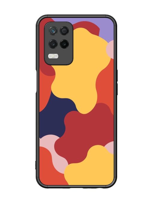 Gooey Color Chaos Glossy Soft Edge Case for Realme 8 (5G) Chachhi