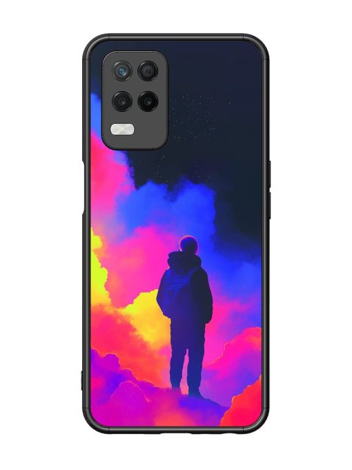 Cosmic Wanderer Glossy Soft Edge Case for Realme 8 (5G) Chachhi