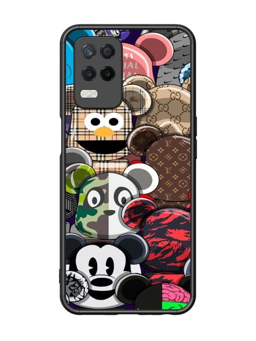 Streetwear Bearbrick Extravaganza Glossy Soft Edge Case for Realme 8 (5G) Chachhi