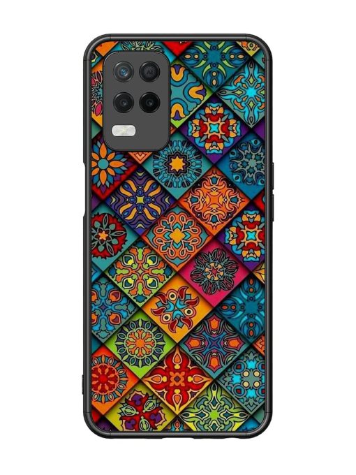 Patchwork Mandala Mosaic Glossy Soft Edge Case for Realme 8 (5G) Chachhi