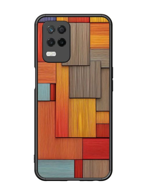 Woodsy Wonders Glossy Soft Edge Case for Realme 8 (5G) Chachhi