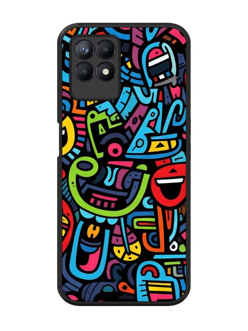 Doodlephoria Glossy Soft Edge Case for Realme 8I Chachhi