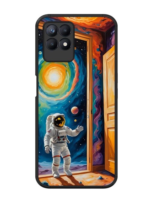 Artistic Space Glossy Soft Edge Case for Realme 8I Chachhi