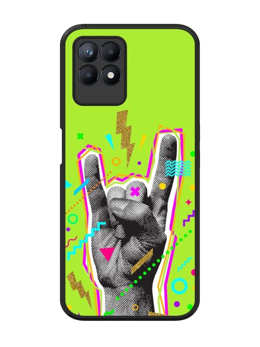 Neon Rock Glossy Soft Edge Case for Realme 8I Chachhi