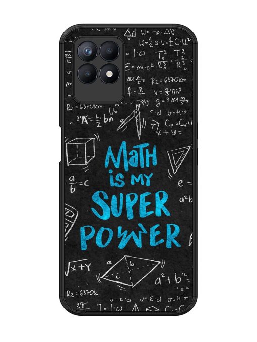 Math Magic Glossy Soft Edge Case for Realme 8I Chachhi