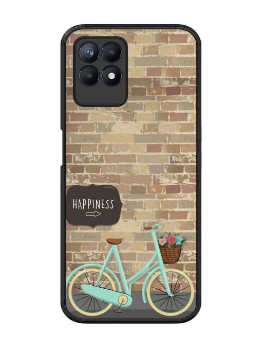 Pedaling Towards Happiness Glossy Soft Edge Case for Realme 8I Chachhi