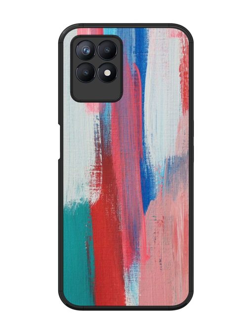 Colorful Chaos Glossy Soft Edge Case for Realme 8I Chachhi