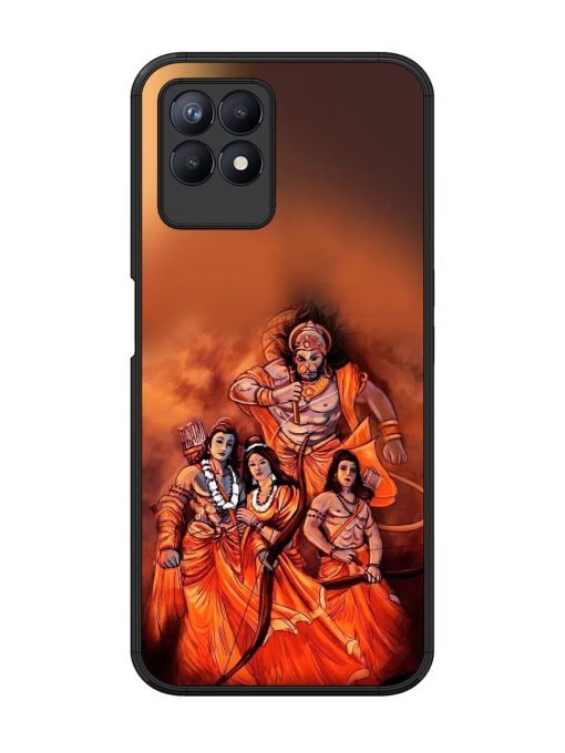 Sita Ram Glossy Soft Edge Case for Realme 8I Chachhi