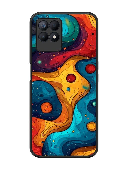 Cosmic Swirl Glossy Soft Edge Case for Realme 8I