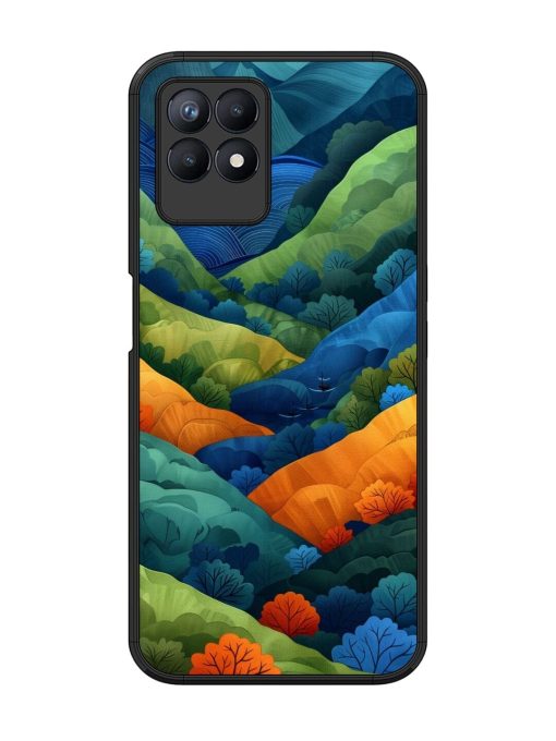 Serene Summits Glossy Soft Edge Case for Realme 8I Chachhi