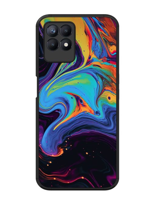 Liquid Dreamscape Glossy Soft Edge Case for Realme 8I Chachhi