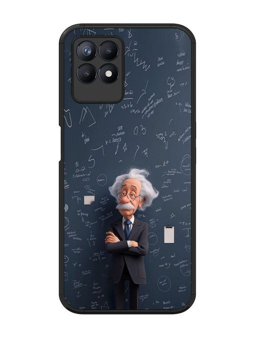 Albert Einstein Glossy Soft Edge Case for Realme 8I Chachhi