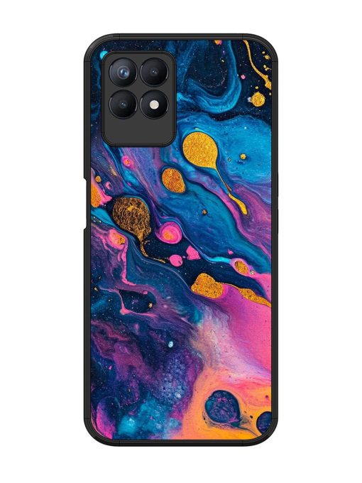 Cosmic Swirl Glossy Soft Edge Case for Realme 8I Chachhi