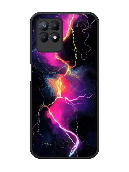 Electric Dreams Glossy Soft Edge Case for Realme 8I Chachhi