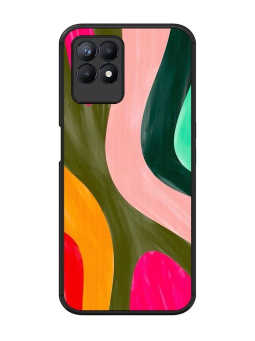 Wavy Wonder Glossy Soft Edge Case for Realme 8I Chachhi