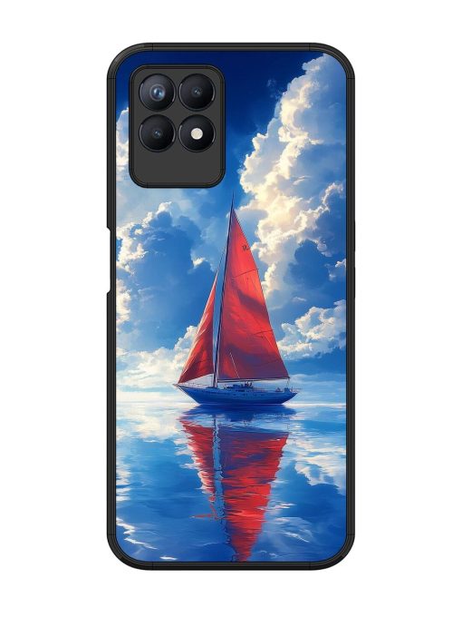 Crimson Sails Glossy Soft Edge Case for Realme 8I Chachhi