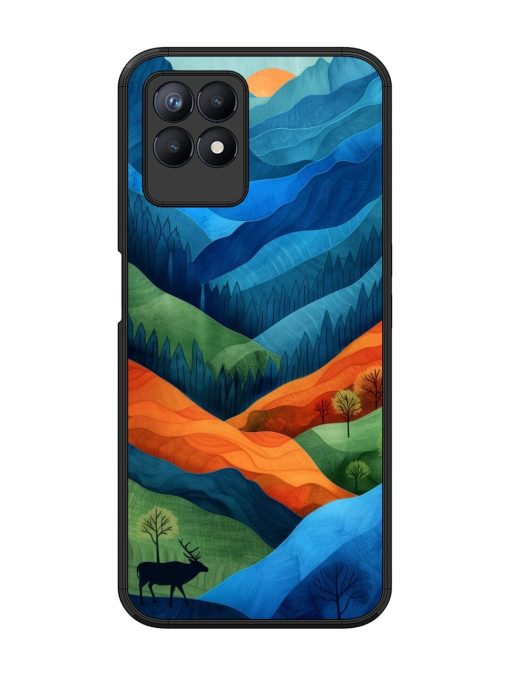 Layers Of The Land Glossy Soft Edge Case for Realme 8I Chachhi