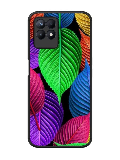 Rainbow Leaf Symphony Glossy Soft Edge Case for Realme 8I