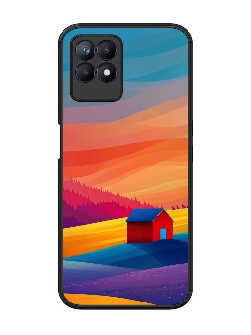 Sunset Solitude Glossy Soft Edge Case for Realme 8I Chachhi