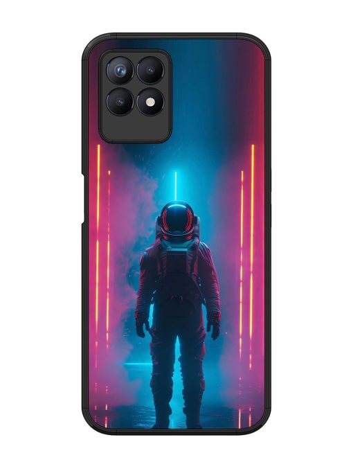 Neon Astronaut Glossy Soft Edge Case for Realme 8I Chachhi