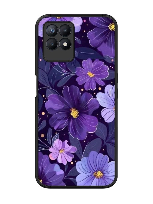 Purple Paradise Glossy Soft Edge Case for Realme 8I Chachhi