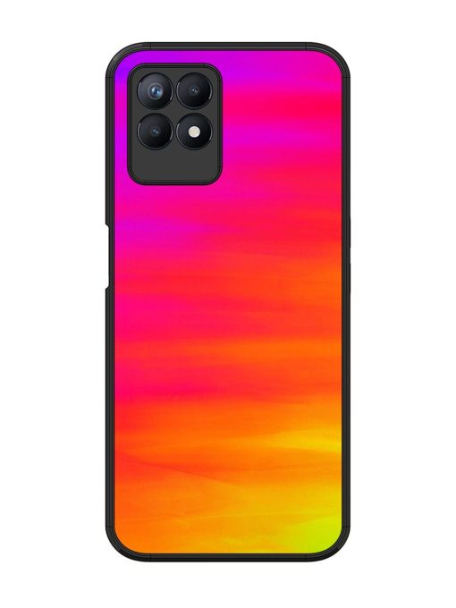 Neon Horizon Glossy Soft Edge Case for Realme 8I Chachhi