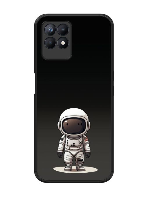 Neon Astronaut Glossy Soft Edge Case for Realme 8I Chachhi