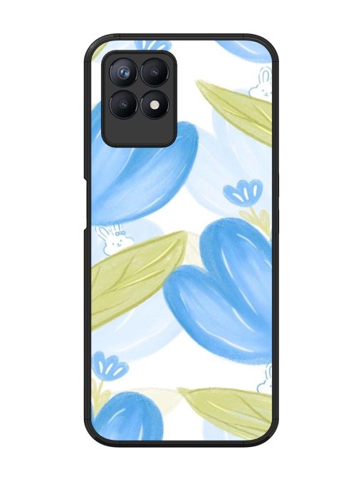 Bunny'S Blue Garden Glossy Soft Edge Case for Realme 8I Chachhi