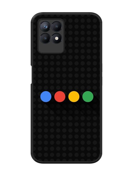 Google Dots Glossy Soft Edge Case for Realme 8I