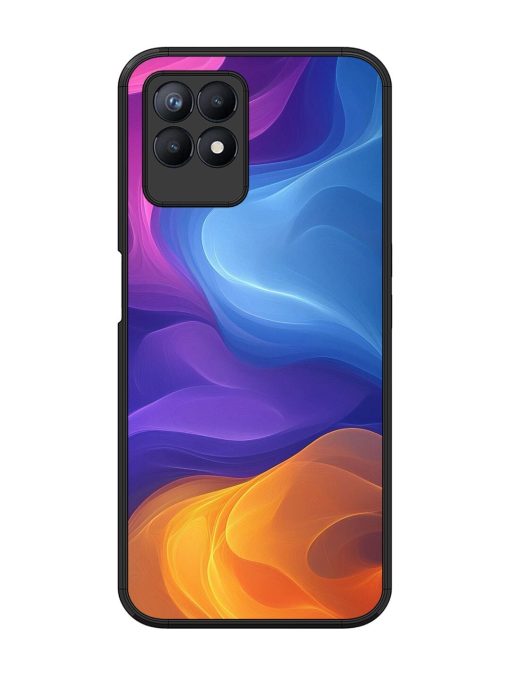 Cosmic Currents Glossy Soft Edge Case for Realme 8I Chachhi