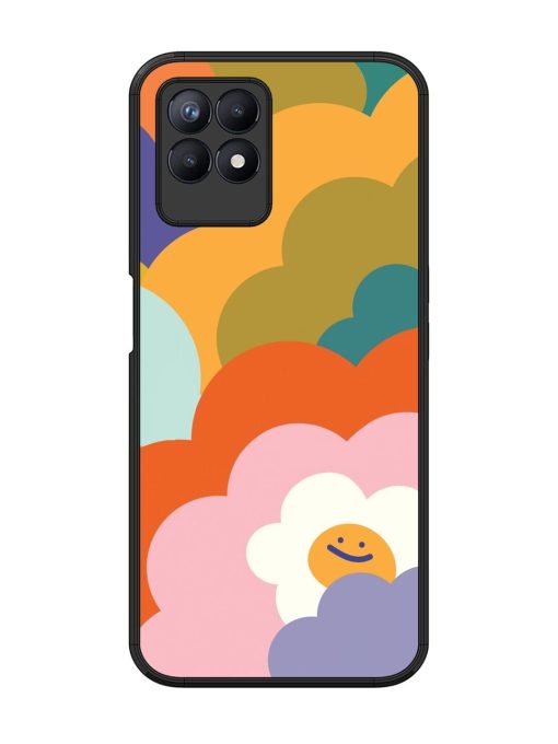 Happy Flower Power Glossy Soft Edge Case for Realme 8I Chachhi