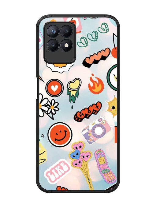 Cheerful Glossy Soft Edge Case for Realme 8I Chachhi