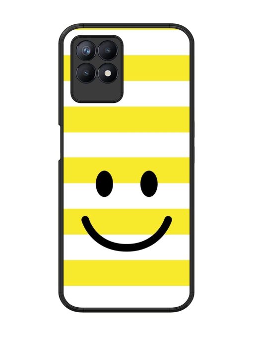 Smiling Stripes Glossy Soft Edge Case for Realme 8I Chachhi