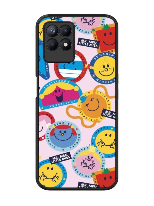 Whimsical Mr. Men & Little Miss Glossy Soft Edge Case for Realme 8I Chachhi