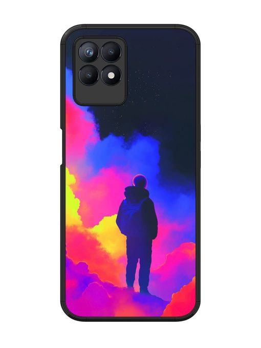 Cosmic Wanderer Glossy Soft Edge Case for Realme 8I Chachhi