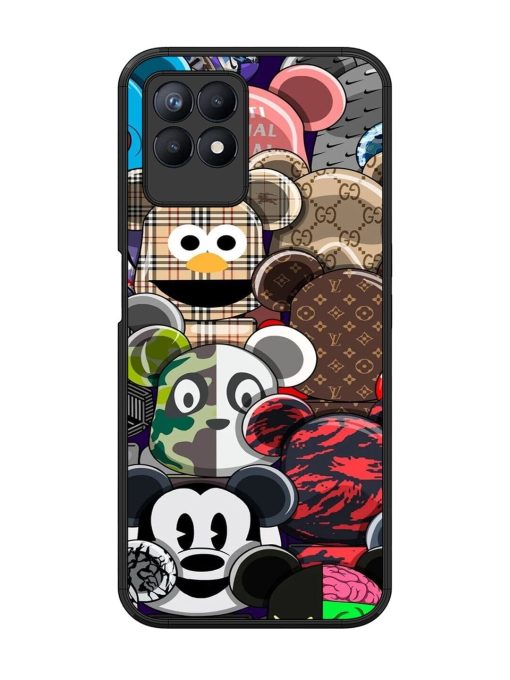 Streetwear Bearbrick Extravaganza Glossy Soft Edge Case for Realme 8I Chachhi