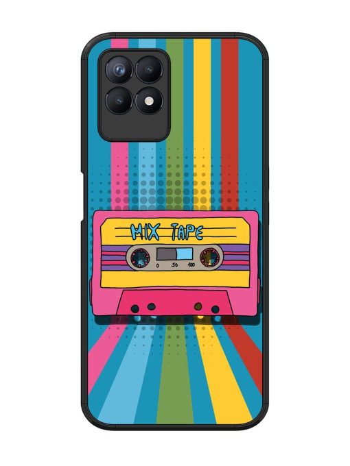 Retro Cassette Tapes Glossy Soft Edge Case for Realme 8I Chachhi