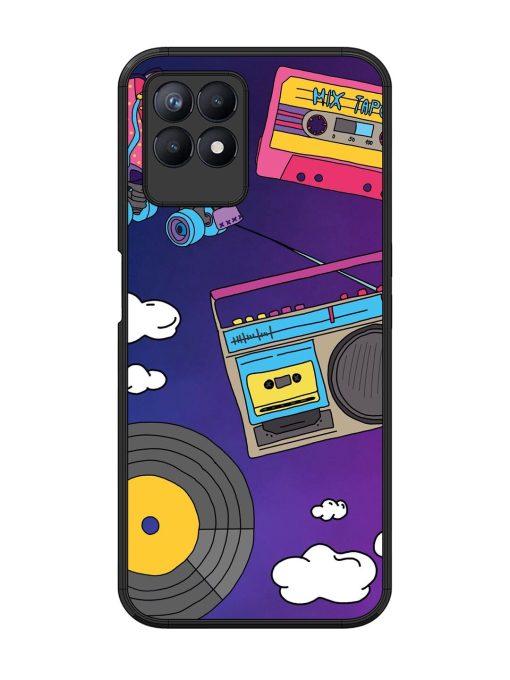 Retro Vibes Glossy Soft Edge Case for Realme 8I Chachhi