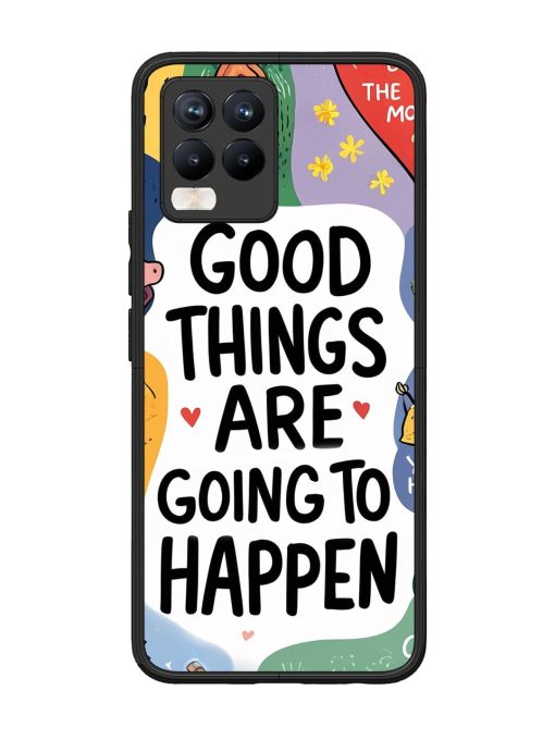 Uplifting Scribbles Glossy Soft Edge Case for Realme 8 Pro Chachhi