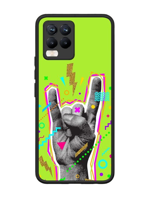 Neon Rock Glossy Soft Edge Case for Realme 8 Pro Chachhi