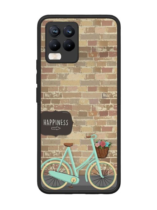 Pedaling Towards Happiness Glossy Soft Edge Case for Realme 8 Pro Chachhi