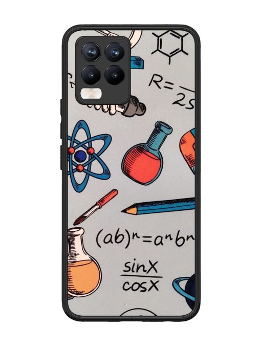 Science Doodle Glossy Soft Edge Case for Realme 8 Pro Chachhi