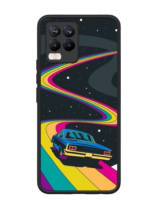 Rainbow Road Glossy Soft Edge Case for Realme 8 Pro Chachhi