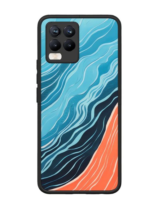 Oceanic Divide Glossy Soft Edge Case for Realme 8 Pro Chachhi