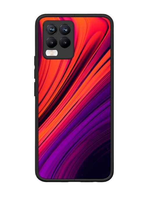 Crimson Curls Glossy Soft Edge Case for Realme 8 Pro Chachhi